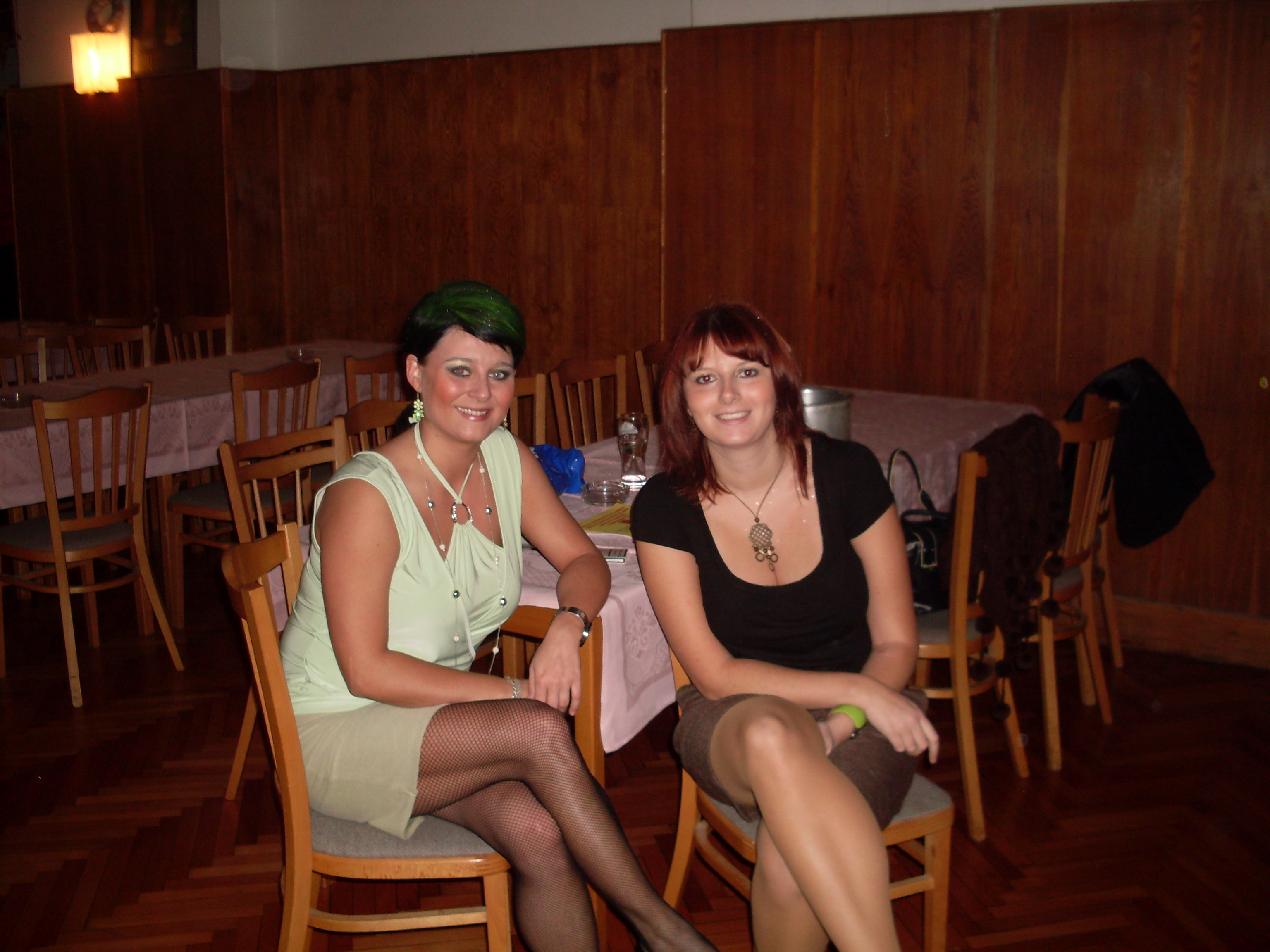 s Lucinkou na Vánočním večírku 2008